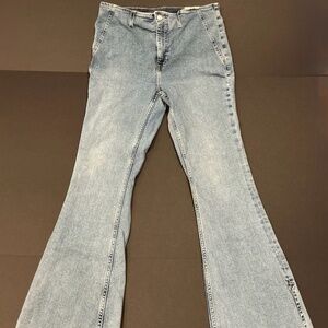 We The Free Level Up Slit Bootcut Jeans Light Wash Size 31